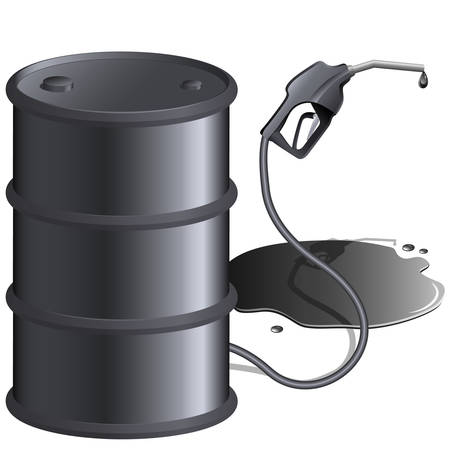 gas pump and canのイラスト素材