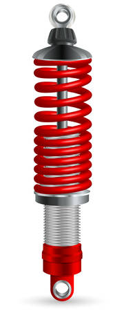 shock absorber for sports carのイラスト素材