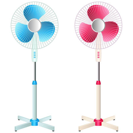 fan, ventilatorのイラスト素材