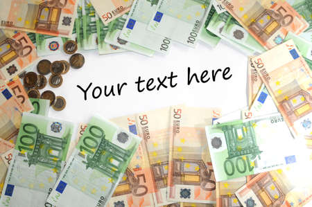 euro moneyの写真素材