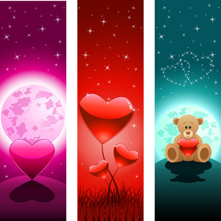 Valentine's Day bannerのイラスト素材
