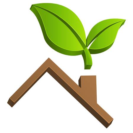 housetop, real estate signのイラスト素材