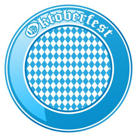 Oktoberfest buttonのイラスト素材
