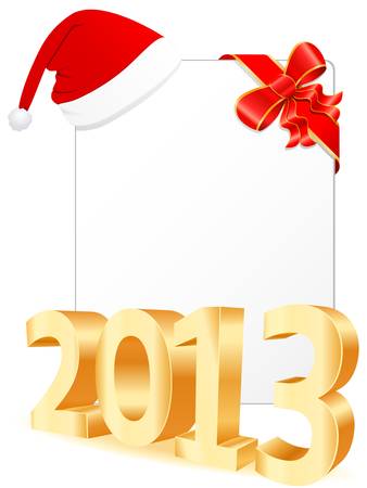 Merry Christmas and happy new year 2013のイラスト素材