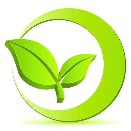 green eco signのイラスト素材