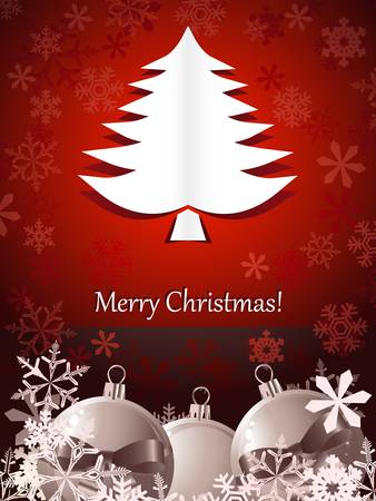 Merry Christmas! - greeting cardのイラスト素材