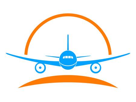 airplane, aircraft - sign, symbolのイラスト素材