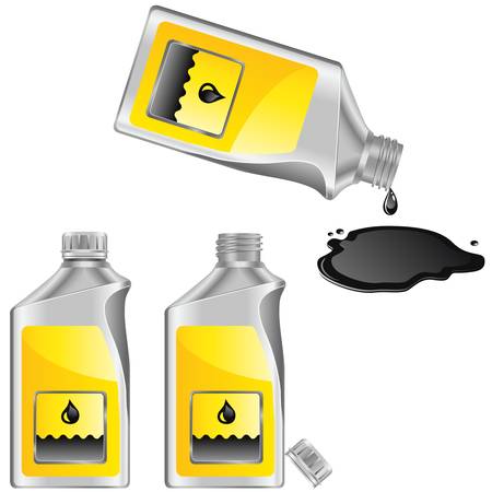 engine oil - vector illustrationのイラスト素材