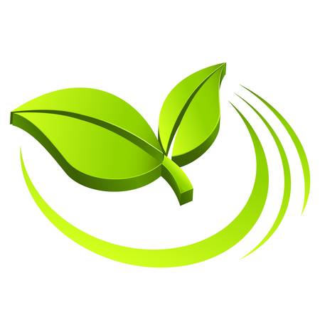 green eco signのイラスト素材