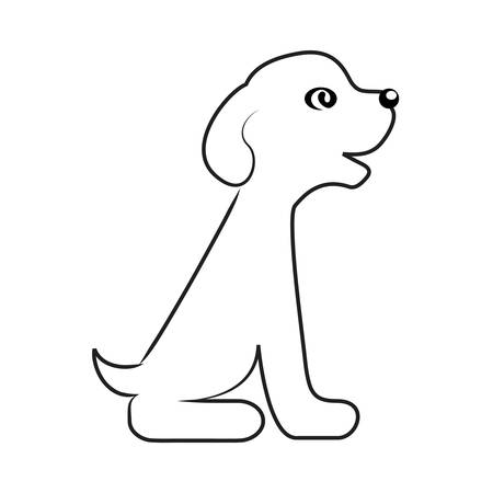 cute puppyのイラスト素材