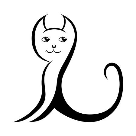 kitty catのイラスト素材