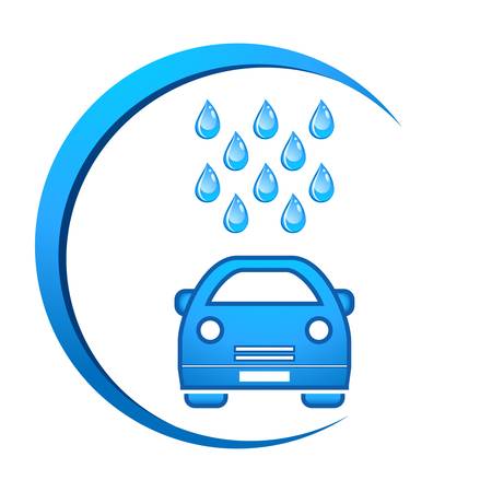 car wash iconのイラスト素材