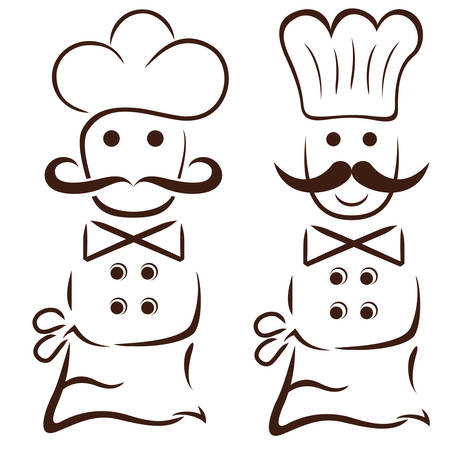 chef iconsのイラスト素材