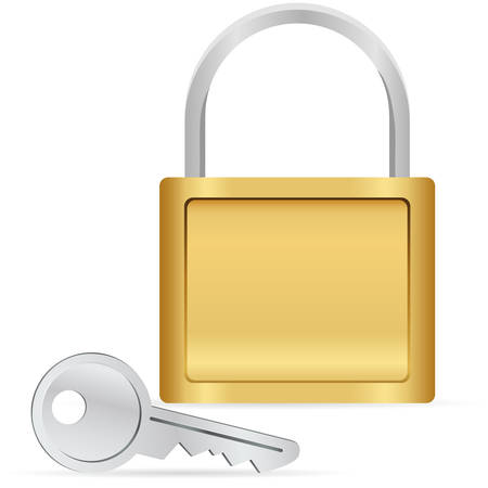 lock and keyのイラスト素材