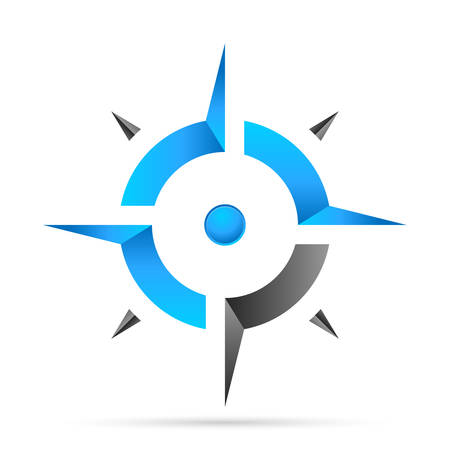 compass, navigation iconのイラスト素材