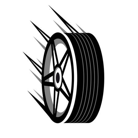 faster tire store - iconのイラスト素材