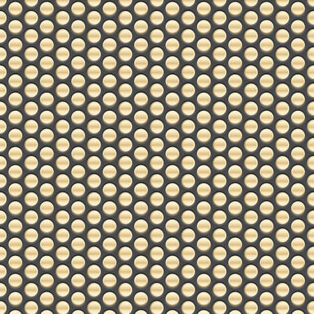 seamless background - perforated sheet, plate - vector designのイラスト素材