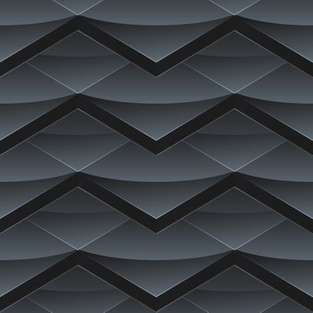 seamless background, wallpaper - safety glass in dark blue color - tile patternのイラスト素材