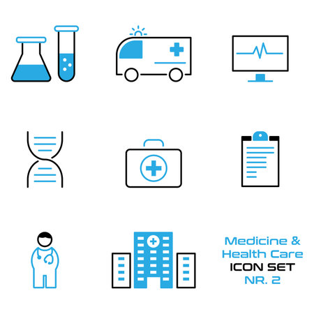 Medicine and health care - icon set no. 2のイラスト素材