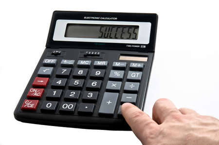 Calculator with word Success on display