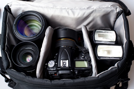Professional photographer camera bag