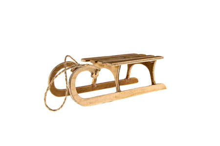 old sleds from a fairy tale