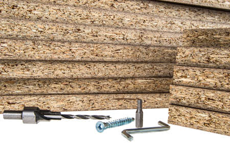 Particleboard and tools for assembly