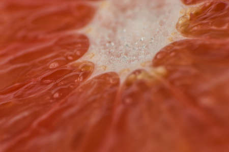 cut orange close-up, macroの写真素材