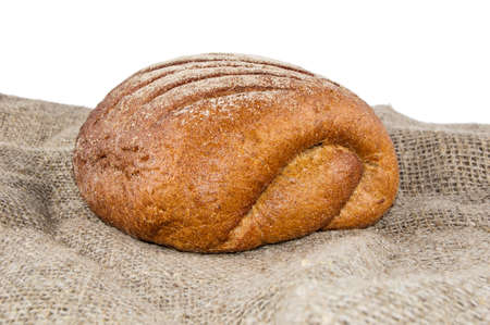 rye bread on canvas