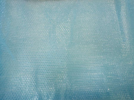 background blue air wrap film