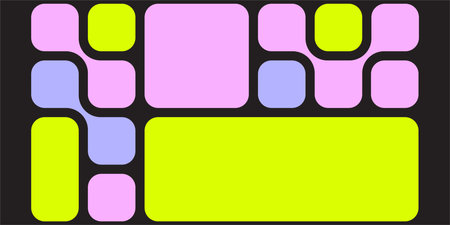 Y2K Trendy Geometry Futuristic shapes. Naive Design elements, Simple bento design. Label pack....