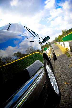 сar on the roadの写真素材