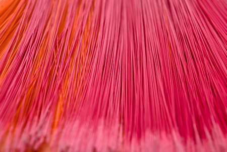 Texture of the pink fibreの写真素材