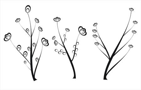 Floral collectionのイラスト素材