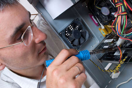  IT Engineer Working