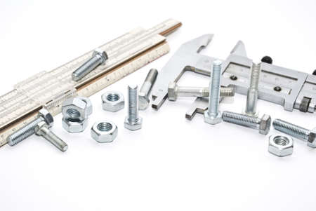 Bolts and nutsの写真素材