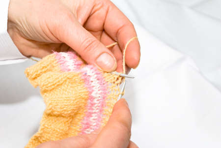  knittingの写真素材