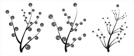 Floral collectionのイラスト素材