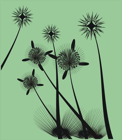 Floral collectionのイラスト素材