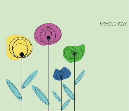 Floral collection 3のイラスト素材