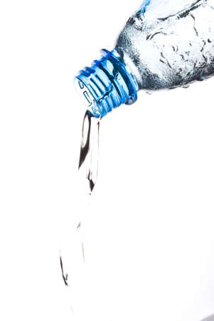 Bottle and  splashing waterの写真素材