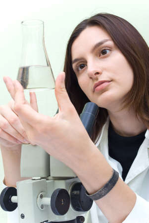 scientist working at the laboratoryの写真素材