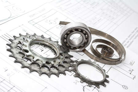  Drawing and various detailsの写真素材