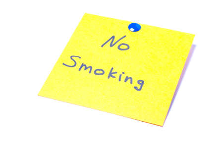 yellow notes stickerの写真素材