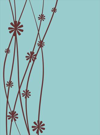 Floral cardのイラスト素材