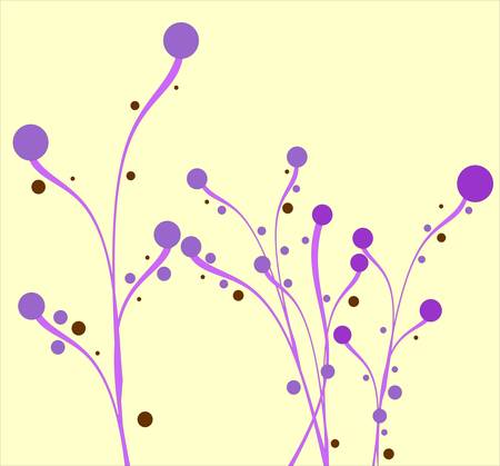 Floral cardのイラスト素材