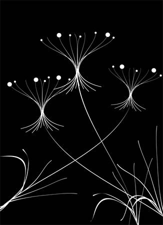 Floral cardのイラスト素材