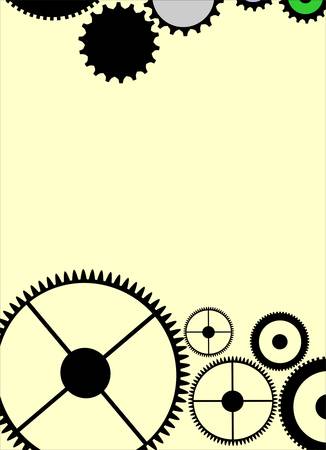 Gears backgroundのイラスト素材