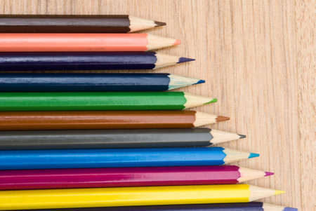 Color pencils の写真素材
