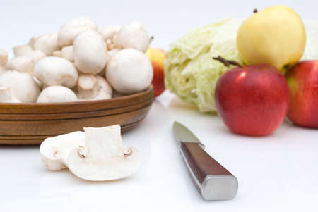 food serias: some mushroomsの写真素材